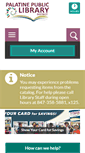 Mobile Screenshot of palatinelibrary.org
